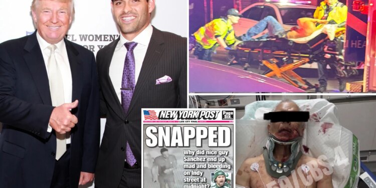 Donald Trump weighs in on Mark Sanchez stabbing, arrest