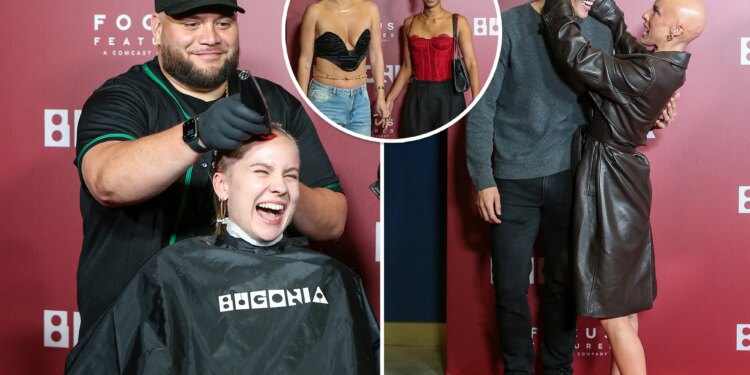 Emma Stone's 'Bugonia' screening has moviegoers shave heads for free admission