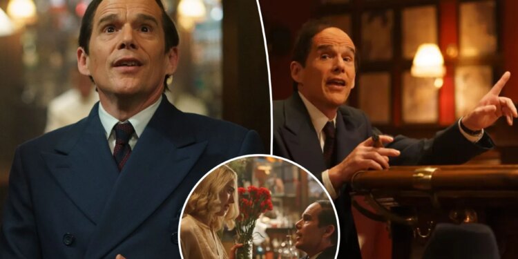 Ethan Hawke is unrecognizable and transfixing in sad, witty Broadway tale