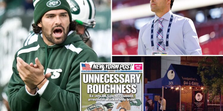 Ex-Jets QB Mark Sanchez acted erratically, assaulted grease truck driver before being stabbed in Indianapolis: cops