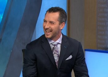 Ryan Callahan of NHL Network laughing.