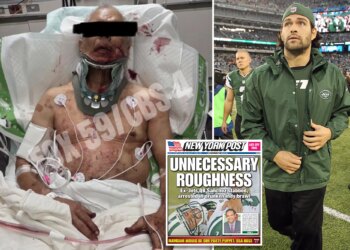 Family of grease truck driver brutally bashed by Mark Sanchez give update on his condition