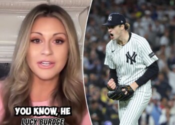Gambling influencer Lucy Burdge declares war on Yankees' Cam Schlittler after Red Sox chirp