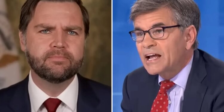 George Stephanopoulos cuts off JD Vance interview in on-air clash