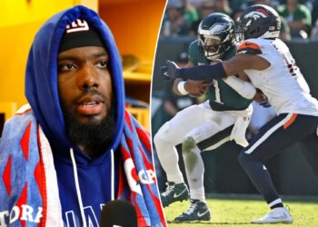 Giants' Andrew Thomas set for big challenge against NFL's sack leader
