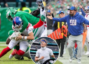Giants are in the Jaxson Dart danger zone after loss to Eagles