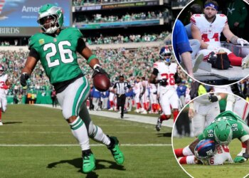 Giants dominated by Eagles in rematch after Cam Skattebo injury