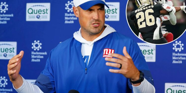 Giants players certainly haven't helped out their coaching staff