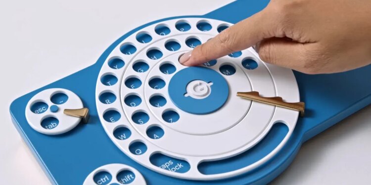 Google Japan’s concept keyboard is inspired by rotary phones