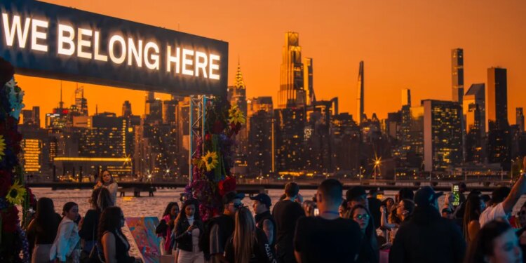 Sunset at We Belong Here festival