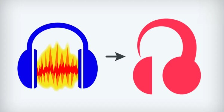 If you can get past the terrible logo, Audacity 4 looks pretty great