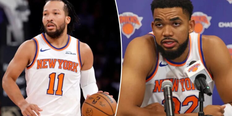 Jalen Brunson, Karl-Anthony Towns shutting out hype around Knicks