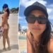 Jessica Alba shows off beach body in Australia while filming movie