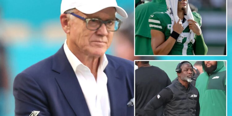 Jets' Woody Johnson rips Justin Fields, backs Aaron Glenn