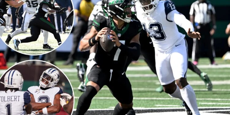 Jets steamrolled by Cowboys in blowout loss to fall to 0-5