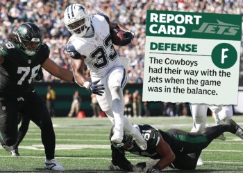 Jets takeaways, report card from NFL Week 5 loss to Cowboys