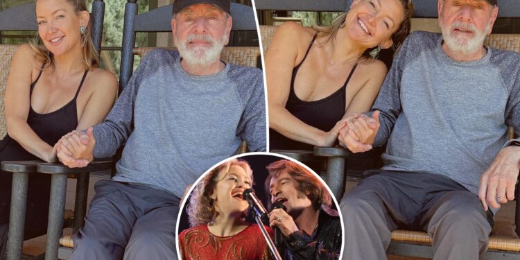 Kate Hudson reveals rare photos of Neil Diamond, 84, for ‘Song Sung Blue’ prep