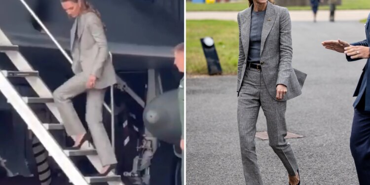 Kate Middleton fans 'in awe' after royal effortlessly walks backwards in heels