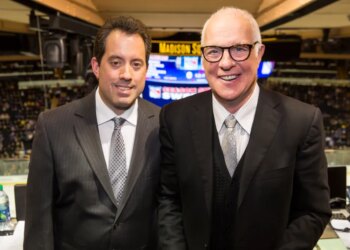 Longtime radio announcers Kenny Albert (left) and Dave Maloney officially will take over for the retired duo of Sam Rosen and Joe Micheletti in Thursday’s game in Buffalo.