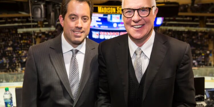 Longtime radio announcers Kenny Albert (left) and Dave Maloney officially will take over for the retired duo of Sam Rosen and Joe Micheletti in Thursday’s game in Buffalo.