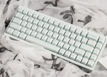 Keychron made the first almost entirely ceramic keyboard