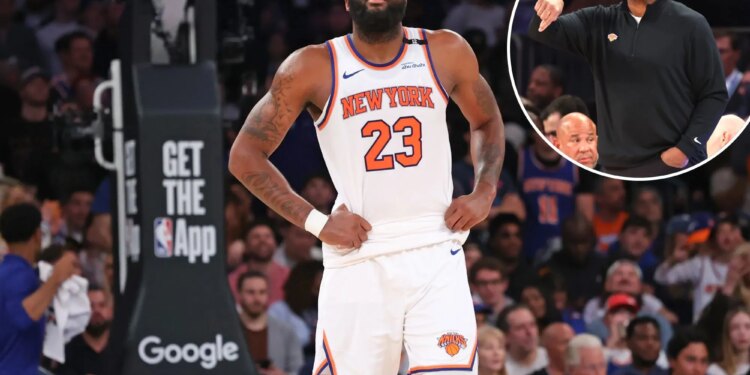 Knicks’ Mitchell Robinson mystery on opening night makes no sense