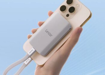 Lexar’s new SSD sticks to your iPhone and can survive nearly a 10-foot drop