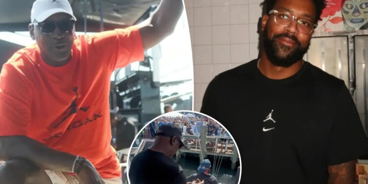 Marcus Jordan shares photos with dad Michael as he marks sobriety