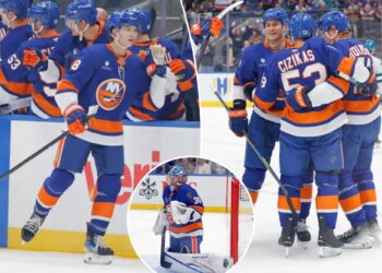 Matthew Schaefer plays the role of superstar as Islanders beat Sharks