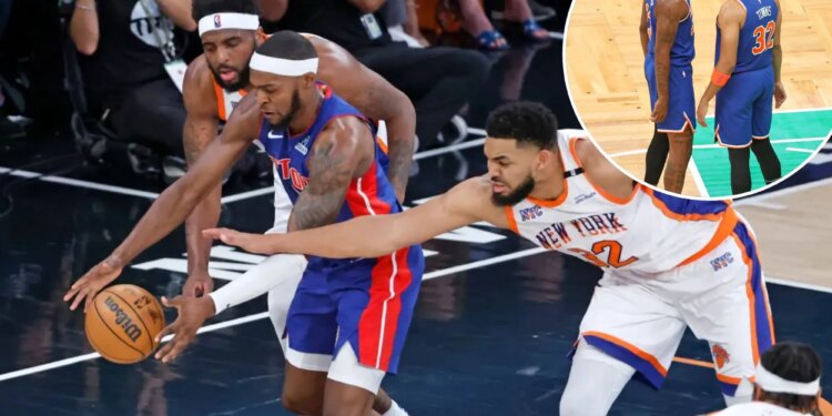 Mike Brown embracing Knicks' Karl-Anthony Towns, Mitchell Robinson pairing