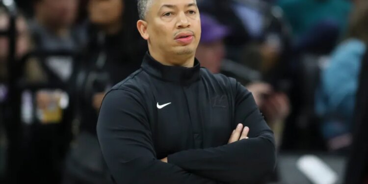 Basketball coach Tyronn Lue.