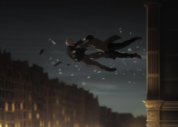 A still image from the animated series Splinter Cell: Deathwatch.