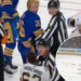 Panthers' Brad Marchand tears apart Sabres' Rasmus Dahlin's helmet