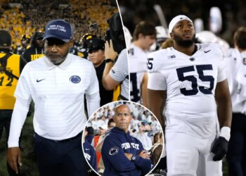 Penn State blows late lead against Iowa after James Franklin firing