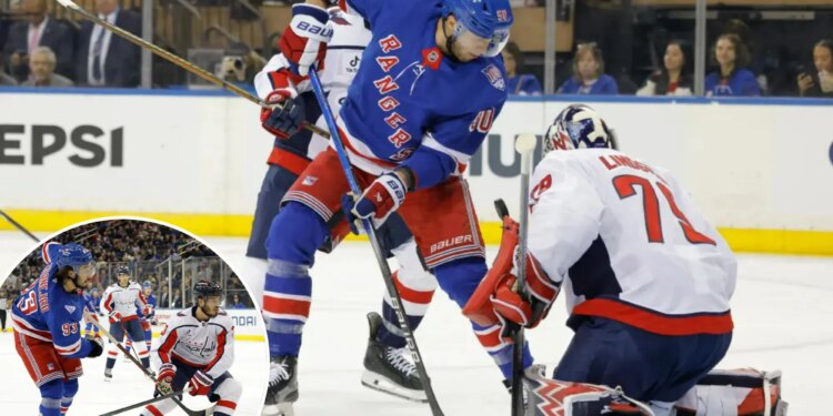 Rangers shut out again at home in loss to Capitals