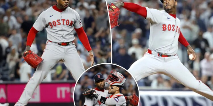 Red Sox's Aroldis Chapman avoids another playoff blowup