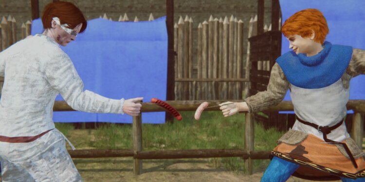 A screenshot from the video game Sausage Legend: Arena.