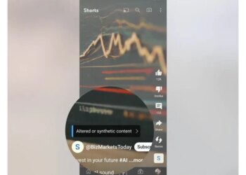 An example of the AI labels on YouTube content.