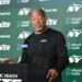 Jets defensive coordinator Steve Wilks speaking to the media.
