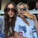 Sydney Sweeney and Kaylee McGregor at a Dodgers game.
