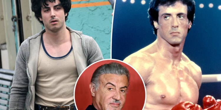 Sylvester Stallone cheers on the lookalike actor playing him in new biopic: 'Keep punching!'