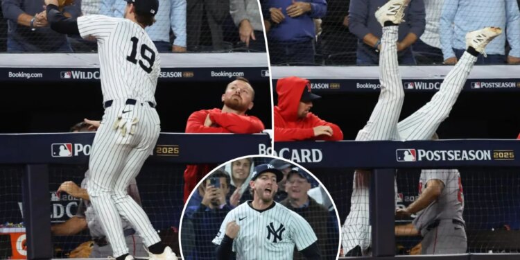 Yankees initially sweated over Ryan McMahon's 'crazy' flip-diving catch: 'So worried'