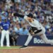Luke Weaver pitches during the Yankees-Blue Jays game on Oct. 5, 2025.