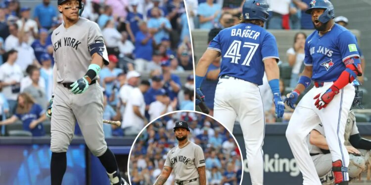 Yankees unravel late in brutal ALDS Game 1 loss to Blue Jays