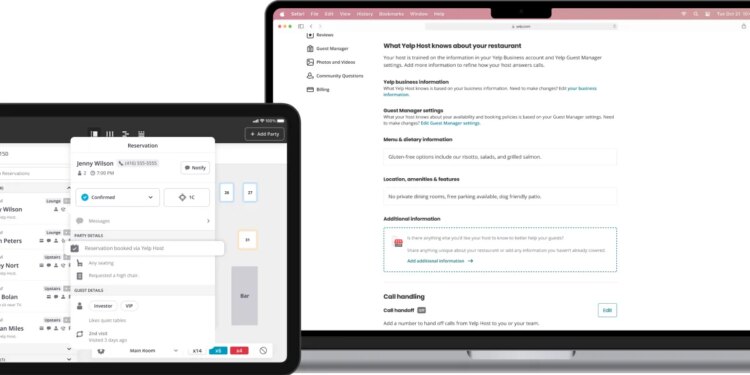 Yelp’s AI hosts and receptionists can answer calls and take reservations