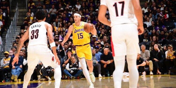 Get a 20% first deposit match up to $1,500 for Lakers vs. Trail Blazers