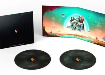 A photo of a 65daysof static vinyl record.