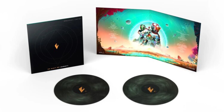 A photo of a 65daysof static vinyl record.