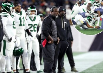 A strange postgame locker room scene