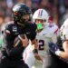 Cincinnati Bearcats quarterback Brendan Sorsby (2) running with the ball against the Arizona Wildcats.